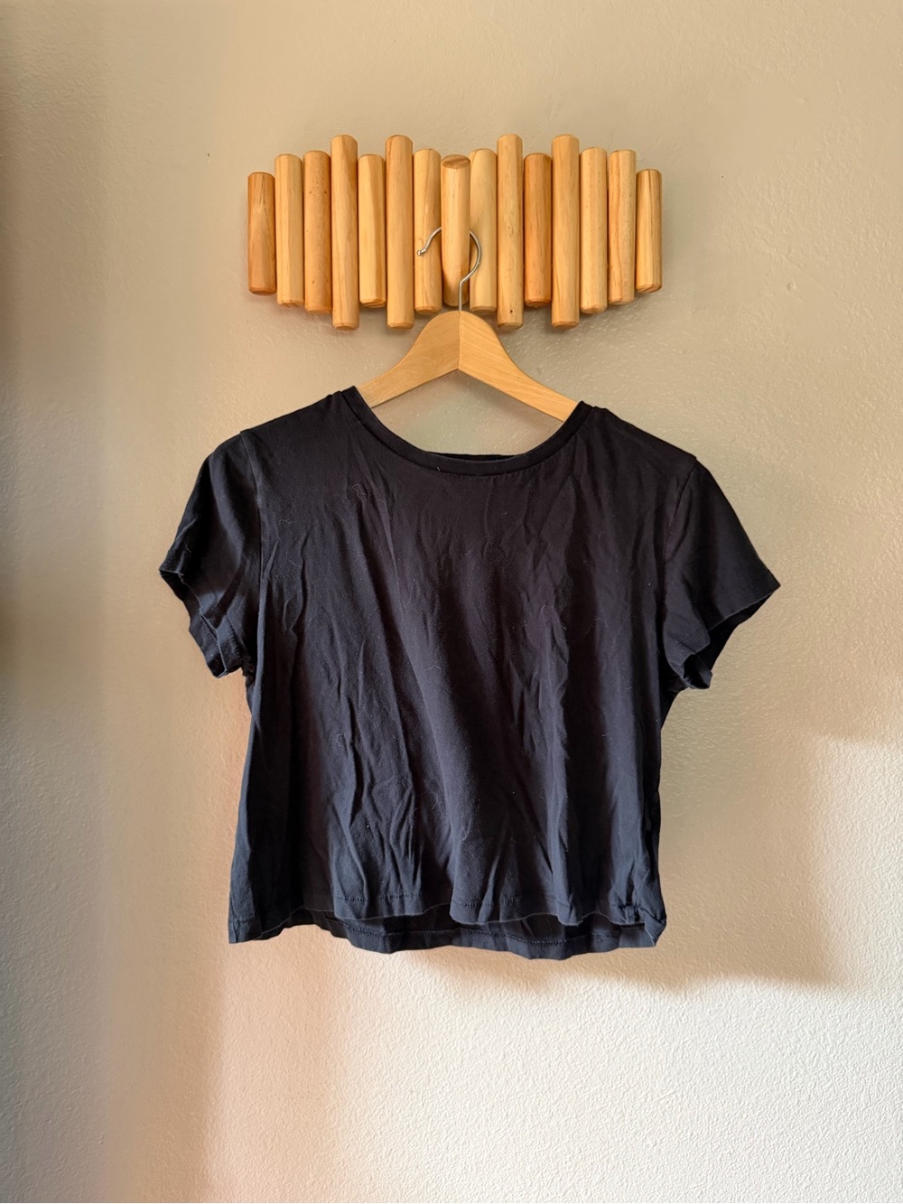 Universal Thread Black Short Sleeve Crewneck Tee